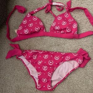 Love Pink Hot Pink Bikini